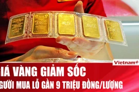 Giá vàng giảm cuối năm, người mua lỗ gần 9 triệu đồng/lượng 