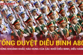 Những khoảnh khắc hào hùng tại buổi tổng duyệt diễu binh, diễu hành