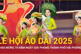 Hải Phòng rực rỡ trong Lễ hội Áo dài 2025 với chủ đề “Tự hào miền di sản”