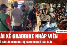 Xác minh vụ nữ tài xế GrabBike bị đánh gục tại Cầu Giấy