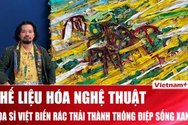 Từ phế liệu thành nghệ thuật: Họa sĩ Việt biến rác thải thành thông điệp sống xanh