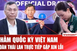 Phó Chủ tịch FAT đến trụ sở VFF, trực tiếp xin lỗi vụ nhầm Quốc kỳ Việt Nam