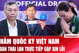Phó Chủ tịch FAT đến trụ sở VFF, trực tiếp xin lỗi vụ nhầm Quốc kỳ Việt Nam