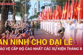 Lực lượng Công an sẵn sàng phương tiện thực hiện nhiệm vụ bảo vệ an ninh đại lễ