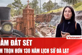 Chiêm ngưỡng Đà Lạt thu nhỏ qua kỳ quan điêu khắc lòng đất đỏ độc đáo