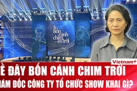 Lời khai của giám đốc công ty tổ chức show 'Về đây bốn cánh chim trời'