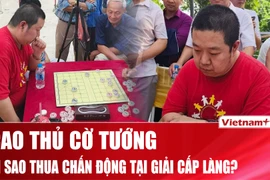 Lý giải vì sao cao thủ Trung Quốc thua tại Giải cờ tướng hội làng Đông Lao