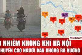 Chất lượng không khí tại Hà Nội ở mức rất xấu kể từ đầu mùa Đông
