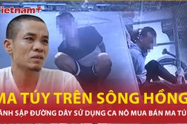 Mua bán ma túy qua canô trên sông Hồng, các đối tượng khai gì?