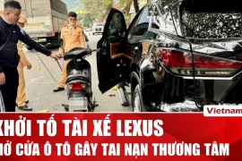 Khởi tố tài xế xe Lexus mở cửa ô tô gây tai nạn khiến 1 cháu bé tử vong