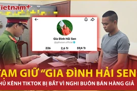 Chủ kênh TikTok 'Gia đình Hải Sen' xóa hết video sau khi bị điều tra?