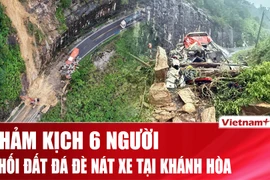 Cận cảnh vụ tai nạn thảm khốc trên đèo Khánh Lê khiến 6 người thiệt mạng