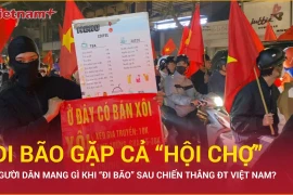 Những biển quảng cáo thú vị xuất hiện trong đêm "đi bão" mừng chiến thắng của tuyển Việt Nam