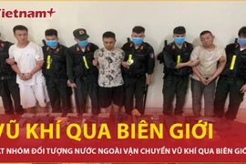 Cao Bằng bắt 3 người Trung Quốc vận chuyển vũ khí qua biên giới