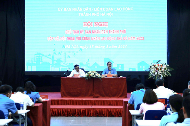 Hà Nội: Đối thoại giải quyết các vấn đề 'nóng' của công nhân, lao động ảnh 3