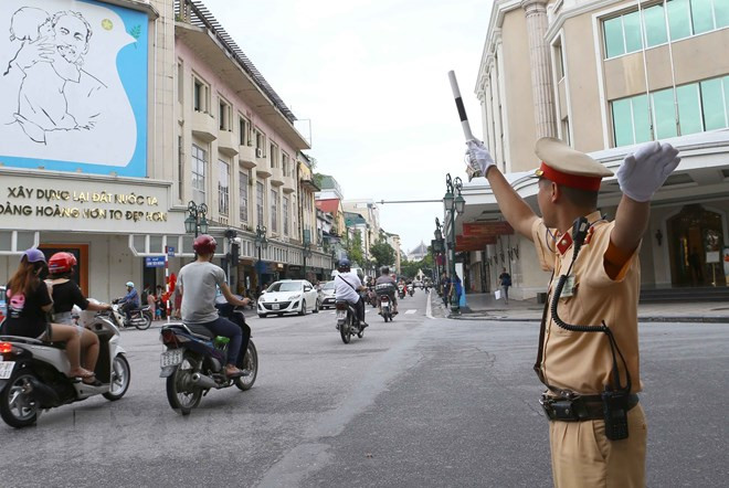 Phân luồng giao thông phục vụ Lễ Quốc tang nguyên Tổng Bí thư Đỗ Mười ảnh 1