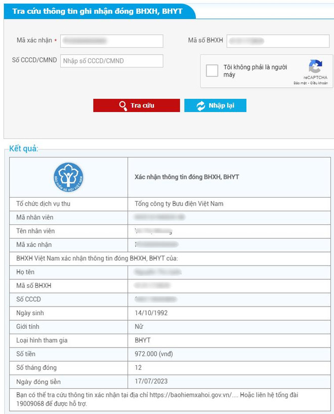 Người dân có thể tự tra cứu, kiểm soát thông tin đóng BHXH và BHYT ảnh 6