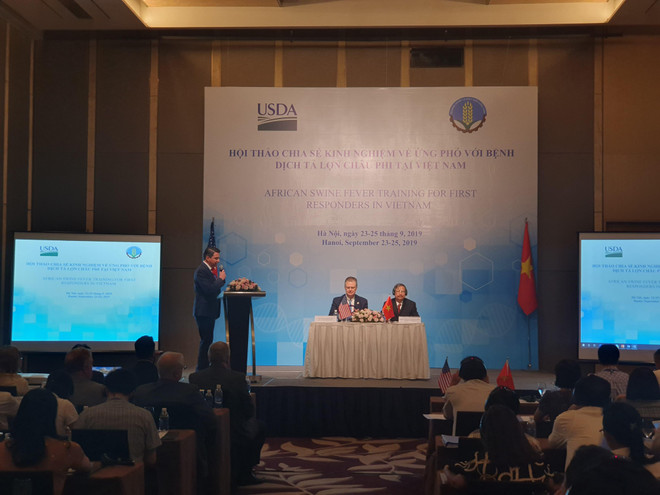 Hoa Kỳ chia sẻ kinh nghiệm ứng phó với dịch tả lợn châu Phi ảnh 2