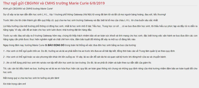 Các trường ở Hà Nội siết chặt quy trình đưa đón học sinh bằng xe buýt ảnh 1