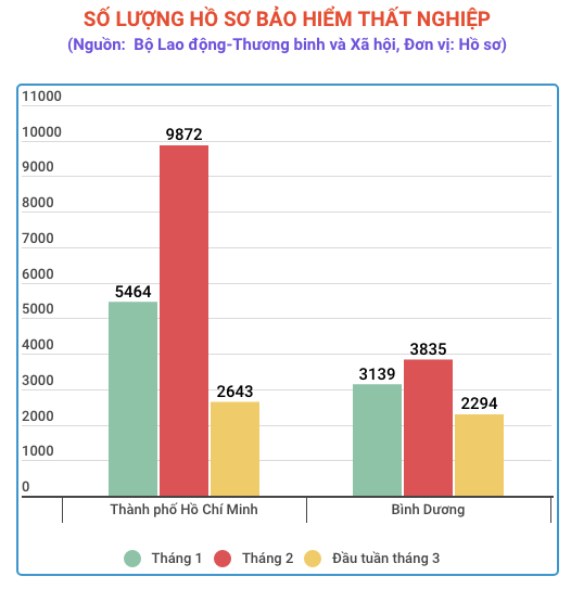 Ảnh hưởng của COVID-19, hồ sơ bảo hiểm thất nghiệp tăng mạnh ảnh 2