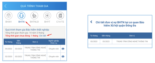VssID thêm tính năng thông báo thời gian chậm đóng bảo hiểm xã hội ảnh 5