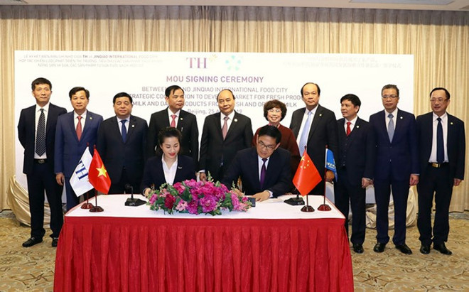 Xuất khẩu lô sữa đầu tiên của Việt Nam sang thị trường Trung Quốc ảnh 1