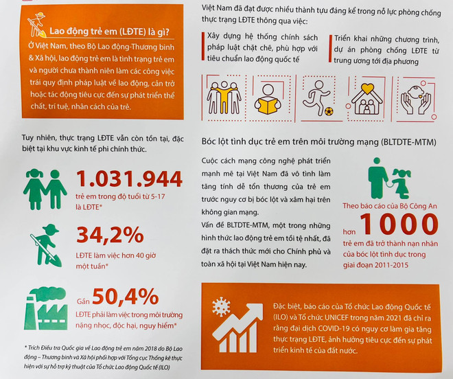 Hoa Kỳ tài trợ Việt Nam hơn 2,4 triệu USD phòng chống lao động trẻ em ảnh 1