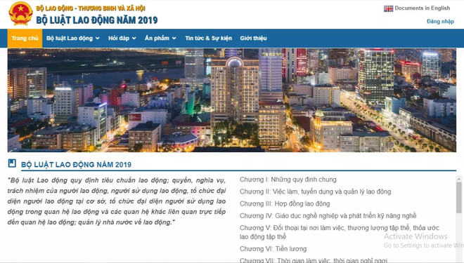 Khai trương trang tin điện tử hướng dẫn thực thi Bộ luật Lao động ảnh 1