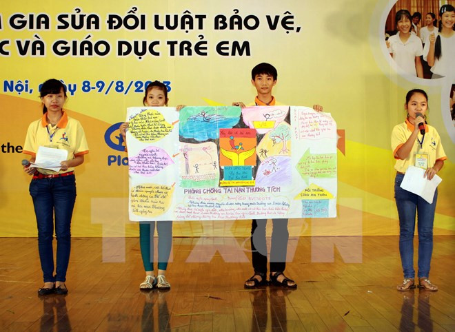 (Ảnh minh họa: TTXVN) Phát động thi vẽ tranh chống kỳ thị trẻ em bị ảnh hưởng HIV/AIDS ảnh 1