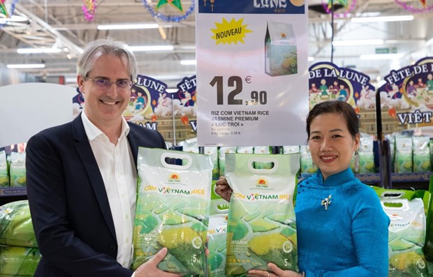 Xuất khẩu gạo là điểm sáng trong 9 tháng năm 2023. (Ảnh: PV/Vietnam+) Xuất khẩu nông, lâm, thủy sản 9 tháng năm 2023 đạt gần 38,5 tỷ USD ảnh 1