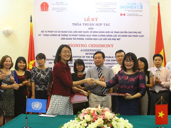 Quốc tế hỗ trợ nâng năng lực hệ thống pháp lý chống bạo lực phụ nữ ảnh 1