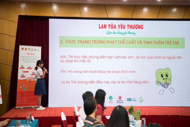 Trẻ em chia sẻ mong muốn được lắng nghe để cùng tìm giải pháp. (Ảnh: MSD) Lan tỏa yêu thương: Chấm dứt trừng phạt thể xác và tinh thần trẻ em ảnh 1