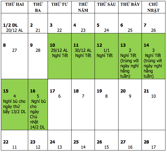 Bộ Lao động đề xuất hai phương án nghỉ Tết Tân Sửu 2021 kéo dài 7 ngày ảnh 1