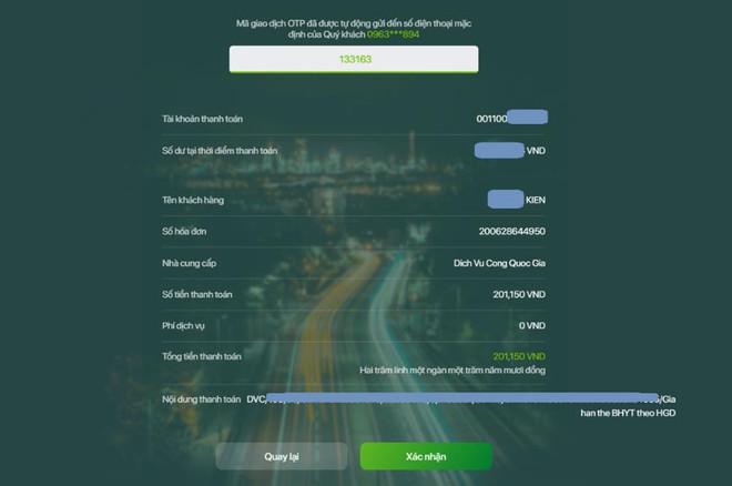 Các bước đóng bảo hiểm xã hội tự nguyện tại Cổng Dịch vụ công Quốc gia ảnh 7