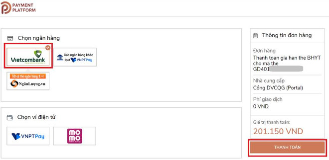 Hướng dẫn gia hạn thẻ bảo hiểm y tế trên Cổng Dịch vụ công Quốc gia ảnh 4