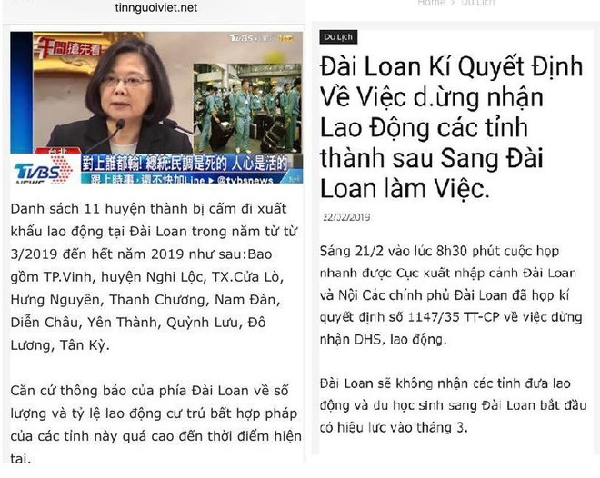 Bác bỏ thông tin Đài Loan dừng tiếp nhận lao động Việt Nam từ tháng Ba ảnh 1