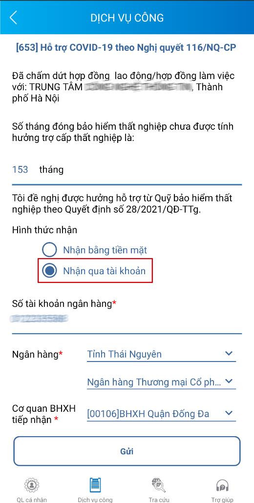 Hướng dẫn 2 cách đăng ký trực tuyến nhận hỗ trợ bảo hiểm thất nghiệp ảnh 3