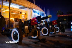 Dàn pháo lễ phục vụ sự kiện Quốc khánh 2/9 tập kết về Hà Nội