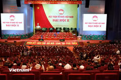 Từ ngày 11 đến ngày 13/5/2026 sẽ diễn ra Đại hội đại biểu toàn quốc Mặt trận Tổ quốc Việt Nam lần thứ XI, nhiệm kỳ 2026 - 2031. (Ảnh: PV/Vietnam+)
