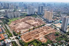 Toàn cảnh "túi chứa nước" khổng lồ phía Tây Thủ đô trước cao điểm mùa mưa