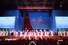 Đại hội XIV Hội Liên hiệp Phụ nữ Việt Nam nhiệm kỳ 2026-2031 chính thức diễn ra tại Trung tâm hội nghị Quốc gia (Hà Nội) từ ngày 17-18/6. (Ảnh: PV/Vietnam+)