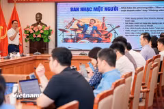 Quang cảnh tọa đàm. (Ảnh: Hoài Nam/Vietnam+)