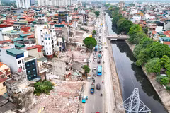 Hà Nội: Gấp rút giải phóng mặt bằng để mở rộng tuyến đường Tam Trinh 