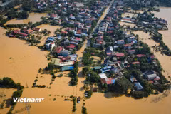 Đề nghị đảm bảo an toàn đê điều trên sông Cầu, sông Thương, sông Cà Lồ. (Ảnh minh họa. Nguồn: Vietnam+)