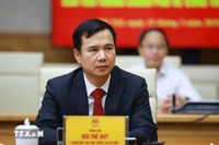 Ông Bùi Thế Duy, tân Giám đốc Đại học Quốc gia Hà Nội. (Ảnh: Dương Giang/TTXVN)