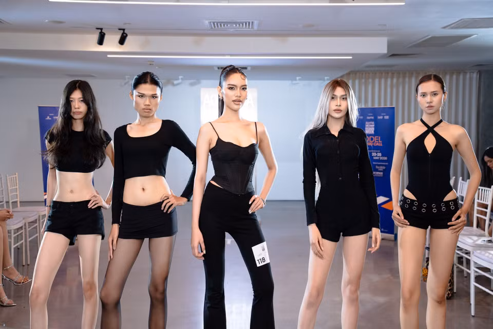 Cuối tuần qua các thí sinh tham gia chương trình tuyển chọn người mẫu cho Tuần lễ thời trang Quốc tế Việt Nam, sẽ diễn ra từ 18-21/6, tại Thành phố Hồ Chí Minh. (Ảnh: BTC)