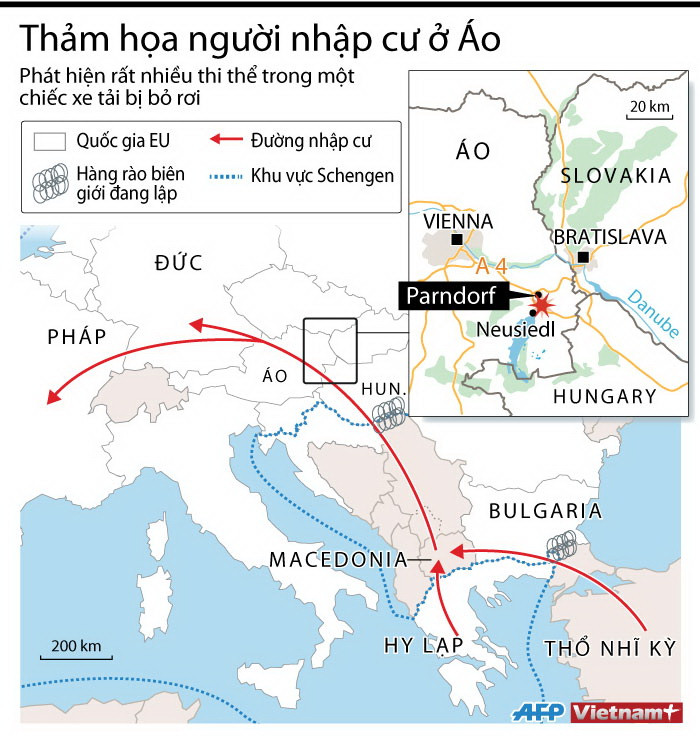 [Infographics] Thảm họa của những người nhập cư vào Áo ảnh 1