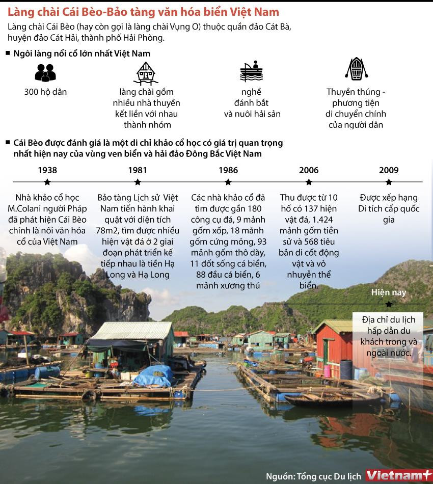 [Infographics] Làng chài Cái Bèo - Bảo tàng văn hóa biển Việt Nam ảnh 1