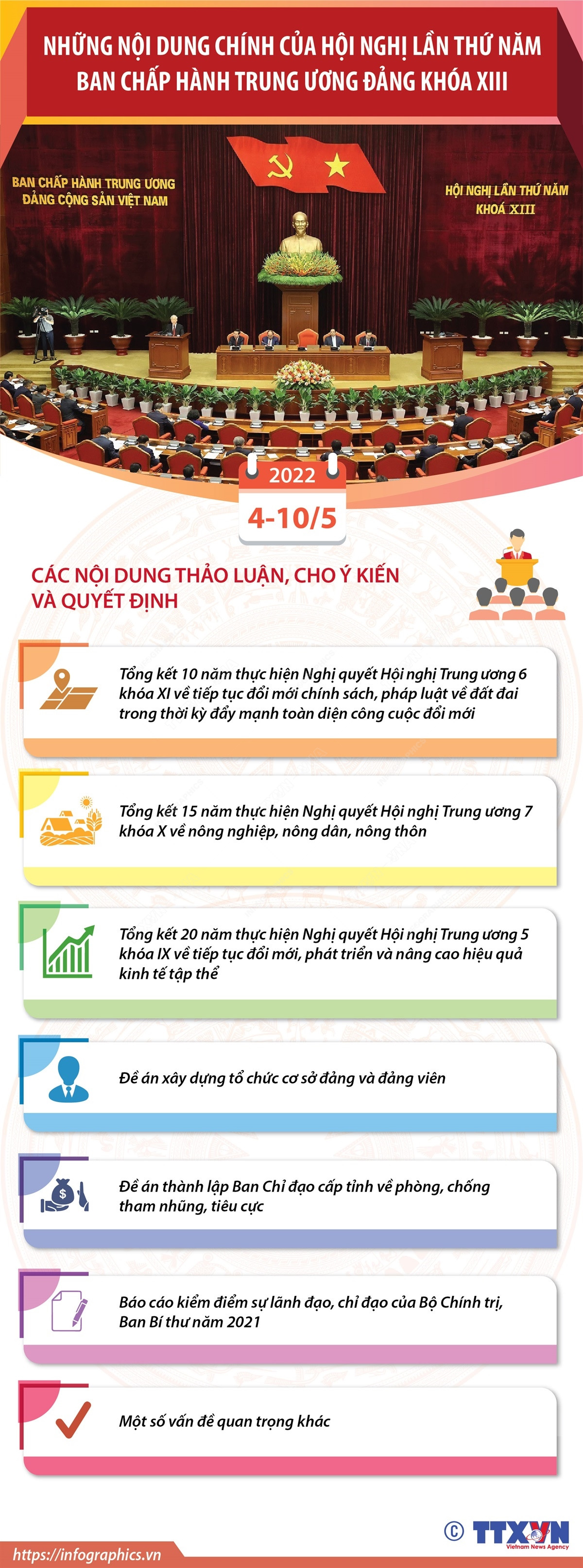 Nội dung chính Hội nghị lần thứ năm Ban Chấp hành TƯ Đảng khóa XIII ảnh 1