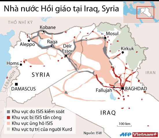 [Infographics] Hoạt động của Nhà nước Hồi giáo tại Iraq và Syria ảnh 1